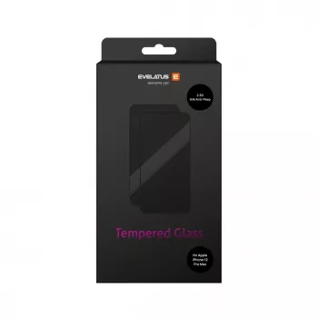 Evelatus Apple iPhone 12 Pro Max Privacy 2.5D Silk Full Cover Japan Glue Anti-Static Black