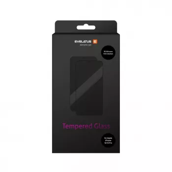 Evelatus Apple iPhone 12/12 Pro Rubber Anti-Broken 3D Glass Full Cover Japan Glue Anti-Static