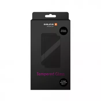 Evelatus Apple iPhone 14 Plus / 13 Pro Max Rubber Anti-Broken 3D Glass Full Cover Japan Glue Anti-Static Screen Protector