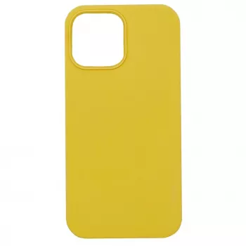 Evelatus Apple iPhone 13 Pro Max Premium Soft Touch Silicone Case Yellow