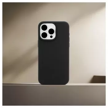 Evelatus Apple iPhone 13 Pro Max Premium MagSafe Soft Touch Silicone Case Black