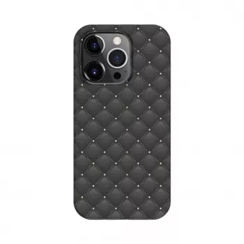 iLike Apple iPhone 14 Pro Max Cover Prowhite Customized Print Design Gray