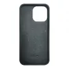 iLike Apple iPhone 13 Pro Max Silicone Plastic Case Eco Print Design Black
