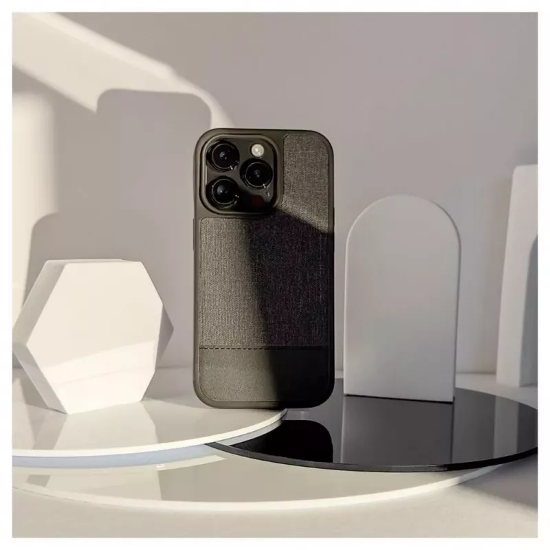 iLike Apple iPhone 14 Pro Max Plastikinės Odos Nugarinė Dangtelis Pilka
