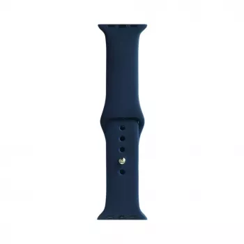 Evelatus Apple Watch 38/40/41mm Silicone Loop Watch Straps (110mm S/M) Blue