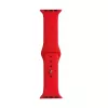 Evelatus Silicone Loop Watch Strap for Apple Watch 42/44/45mm (S/M 110mm) Red