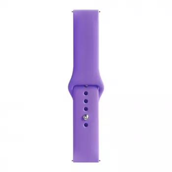 Evelatus 22mm Silicone Loop Watch Strap (S/M 110mm) Deep Purple