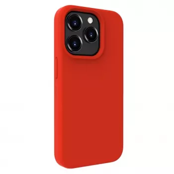 Evelatus Apple iPhone 15 Pro Premium Soft Touch Silicone Case Red