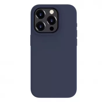 Evelatus Apple iPhone 15 Pro Max Premium Soft Touch Silicone Case Midnight Blue