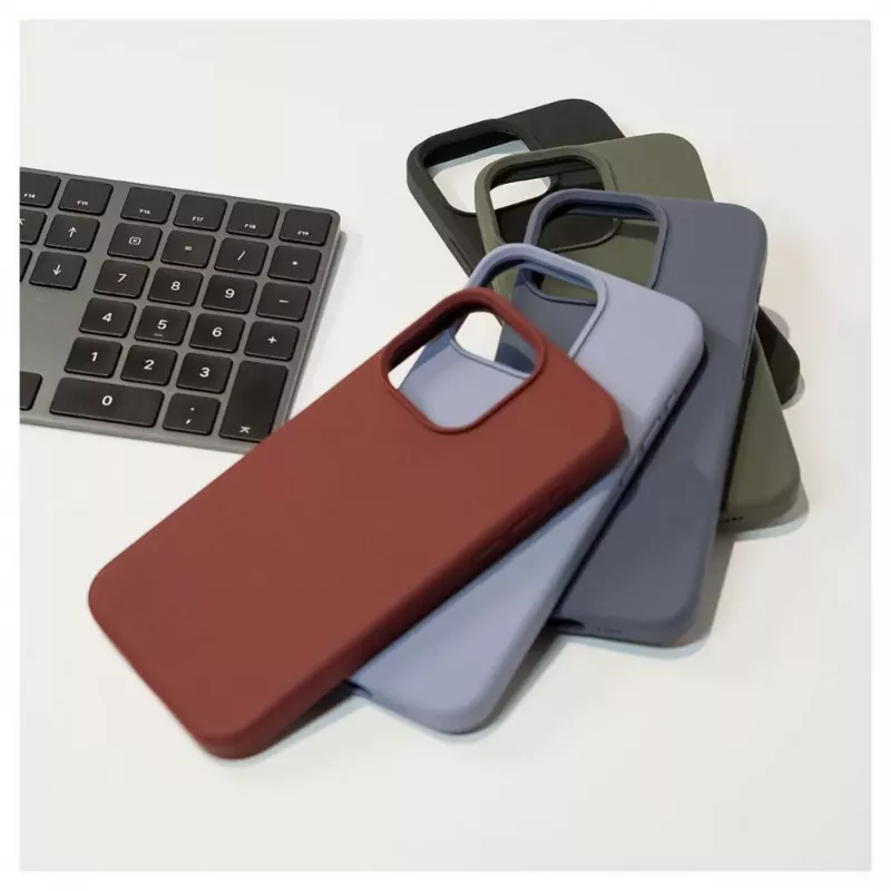Evelatus Apple iPhone 15 Pro Max Premium Soft Touch Silicone Case Midnight Blue