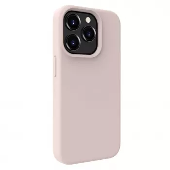 Evelatus Apple iPhone 15 Pro Max Premium Soft Touch Silicone Case Pink Sand