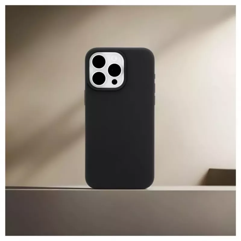 Evelatus Apple iPhone 15 Pro Max Premium MagSafe Soft Touch Silicone Case Black