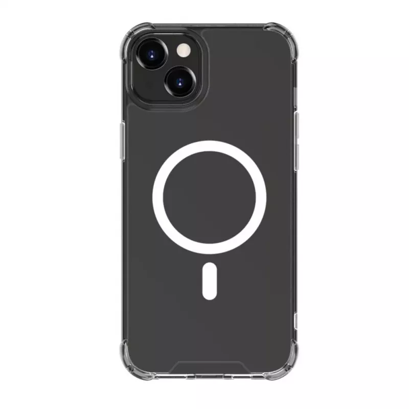 Evelatus Apple iPhone 15 Plus Shockproof Case with MagSafe Transparent