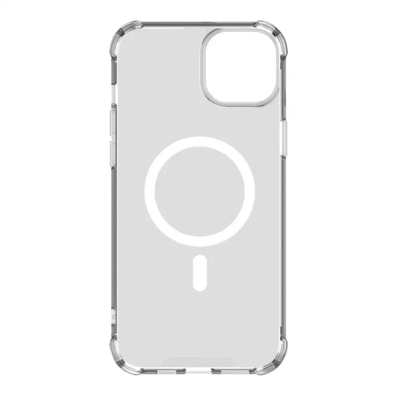 Evelatus Apple iPhone 15 Plus Shockproof Case with MagSafe Transparent