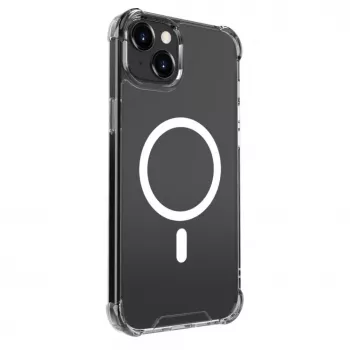 Evelatus Apple iPhone 15 Plus Shockproof Case with MagSafe Transparent