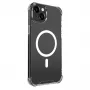 Evelatus Apple iPhone 15 Plus Shockproof Case with MagSafe Transparent