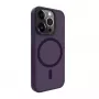 Evelatus Apple iPhone 15 Pro Hybrid Case su MagSafe PC+TPU Deep Purple