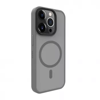 Evelatus Apple iPhone 15 Pro Max Hybrid Case su MagSafe PC+TPU sidabrinė