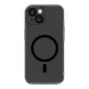 Evelatus Apple iPhone 15 Plus Clear Case With MagSafe and Camera Protection Transparent Black