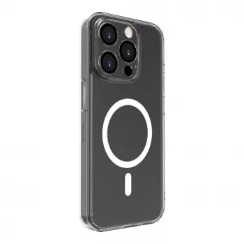Evelatus Apple iPhone 15 Pro Max skaidrus dėklas su MagSafe ir fotoaparato apsauga