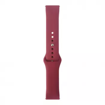 Evelatus Watch 22mm Silicone Loop Watch Strap (130mm M/L) Plum