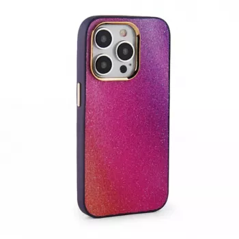 iLike Apple iPhone 14 Pro Max Print Desire Customized Diamonds Case Purple