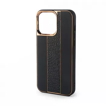 iLike Apple iPhone 14 Leather Case Customized Black