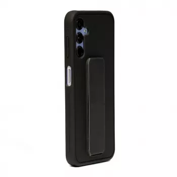 iLike Samsung Galaxy A14 5G Silicone Case with Stand Black