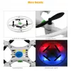 iLike Phantom Quadcopter Drone 360° (HC615) su nuotolinio valdymo pultu 2,4GHz, USB įkrovimas, 6 ašių giroskopas, 4 kanalai – balta