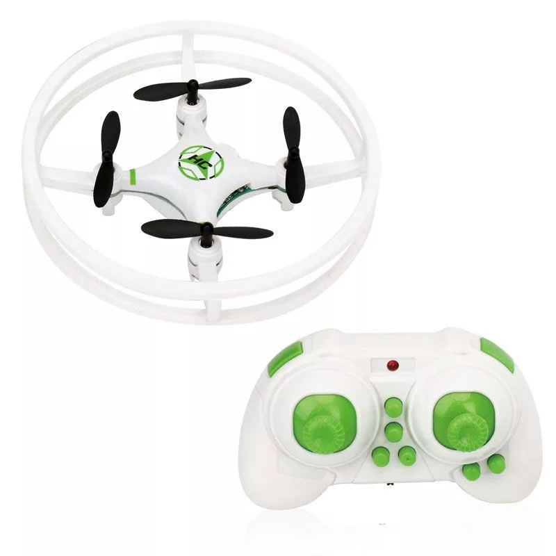 iLike Phantom Quadcopter Drone 360° (HC615) su nuotolinio valdymo pultu 2,4GHz, USB įkrovimas, 6 ašių giroskopas, 4 kanalai – balta