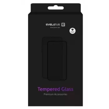 Evelatus Apple iPhone 15 Pro Rubber Anti-Broken 3D Glass Full Cover Japan Glue Anti-Static Screen Protector