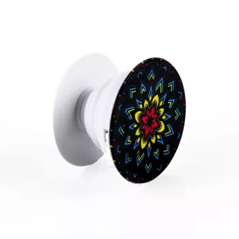 iLike Universal Pop Holder Hypnotic Black Yellow