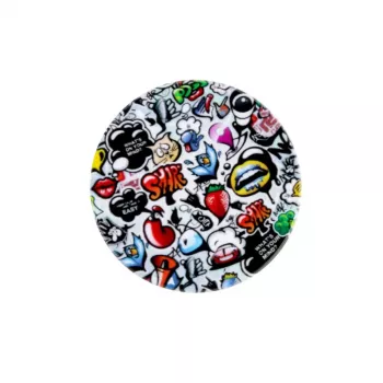 iLike Universal Pop Holder Stickers - Black - 1 Pack