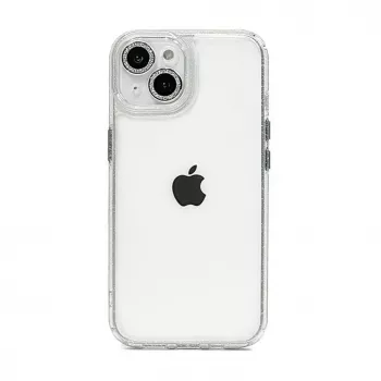 iLike Apple iPhone 14 Stars Lens Acrylic Cover White
