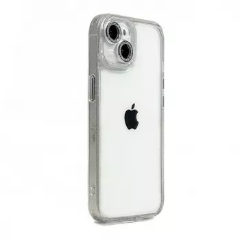 iLike Apple iPhone 15 Stars Lens Acrylic Cover White