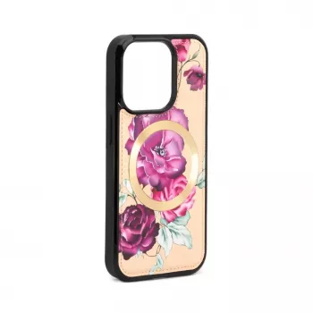 Evelatus Apple iPhone 15 Pro Max Wallet and Slim Cover Case Beige