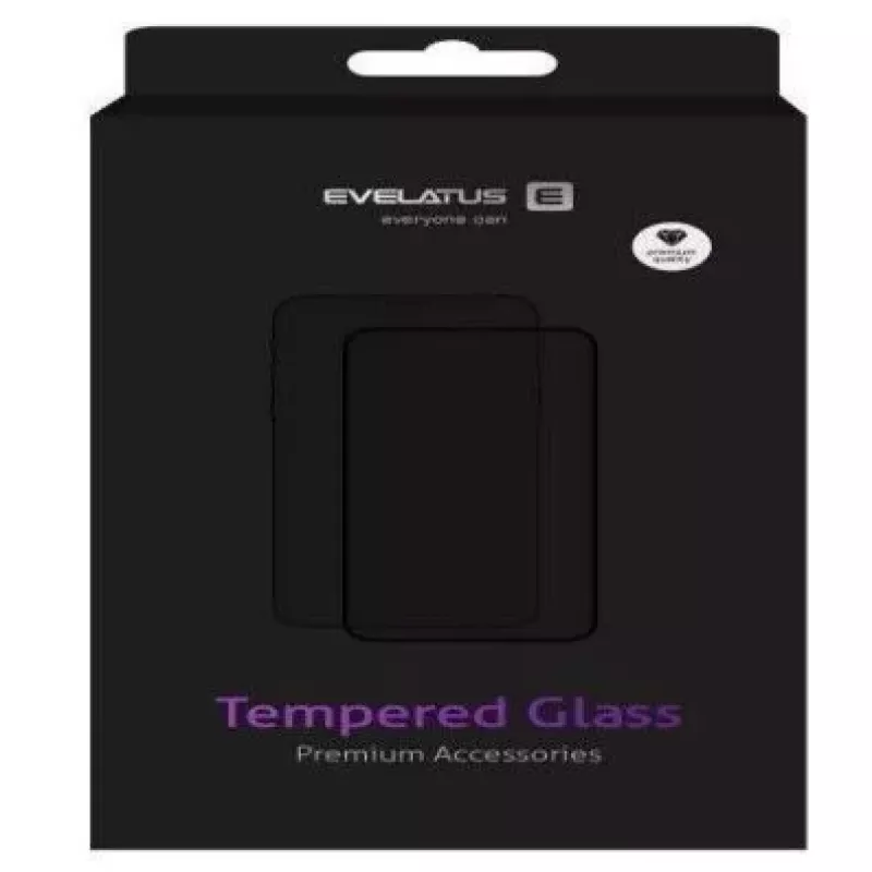 Evelatus Apple iPhone 15 0,33mm Flat Clear Glass Anti-Static Light Screen Protector