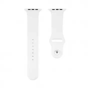 Connect Watch 42/44/45mm Silicone Loop Watch Strap (S/M 110mm) White