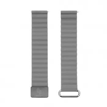 Connect 20mm Cortical Back Buckle Magnetic Suction Watch Strap (130mm M/L) Space Gray