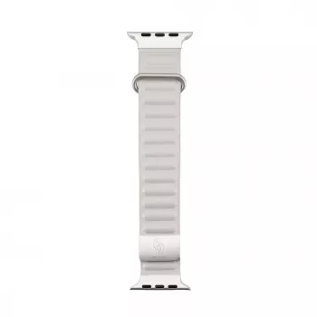 Connect Watch 42/44/45mm Faux Leather Magnetic Buckle Strap Starlight