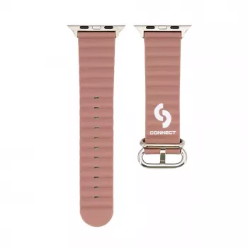 Connect Watch 42/44/45mm Marine Leather Watch Strap Smoky Purple