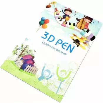 iLike S6 Piešinių knygelė 3D spausdinimo rašikliui figūrų kūrimui ir mokymuisi, 40 šablonų