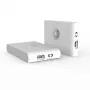 Elight T1 Wall Fix Double Projection LED 1W Battery Lamp 2700K su judesio/prieblandos jutikliu USB-C balta