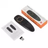 CP G10s Universal Smart TV Air Mouse - Belaidis / IR nuotolinio valdymo pultas su balsu ir giroskopu Juodas