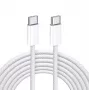 iLike 65W USB-C į USB-C laidas 2M baltas