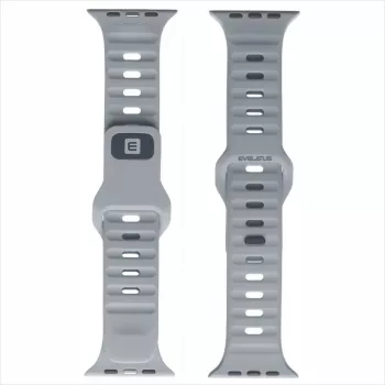 Evelatus Watch 42/44/45 Sport Silicone Loop Gray