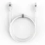 Evelatus USB-C to Lightning kabelis 1,2 m 60W (MFI09) Aliuminio korpusas Pintas Baltas