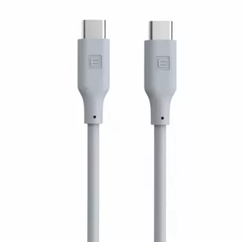 Evelatus USB-C į USB-C Silikoninis laidas 1,2 m 60W / 20V 3A Baltas