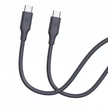 Evelatus USB-C į USB-C Silikoninis Laidas 1.2m 60W 20V/3A Mėlynas