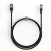 Evelatus USB-C to Lightning laidas 1,2m 60W MFi sertifikuotas pintas nailonas aliuminio korpusas juodas